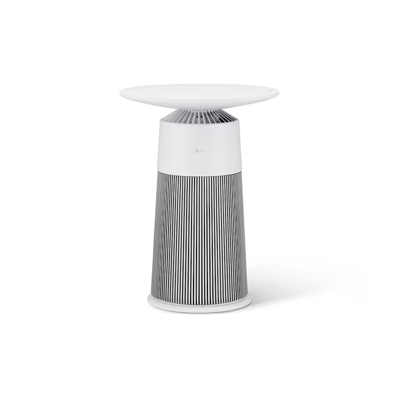 LG PuriCare™ AeroFurniture Air Purifier (Essence White) with Wireless Charging