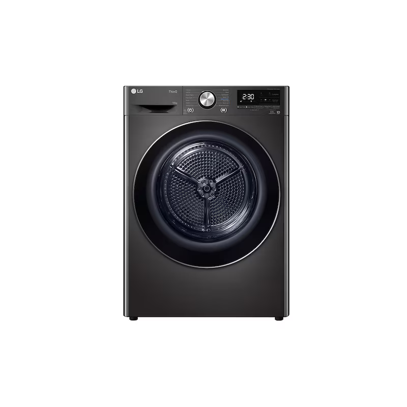 10kg Dual Inverter Heat Pump™ Dryer with LCD Screen and Auto Cleaning condenser, Black